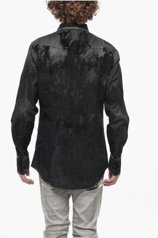 디스퀘어드2 데님 셔츠 S71DM0647S30826900 Black - DSQUARED2