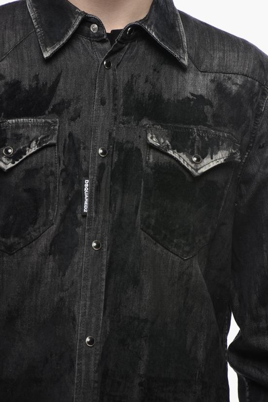  디스퀘어드2 데님 셔츠 S71DM0647S30826900 Black - DSQUARED2