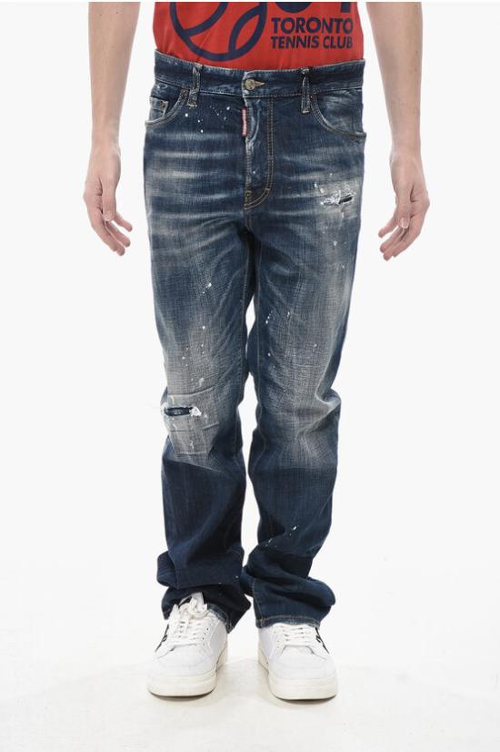  디스퀘어드2 데님 팬츠 S71LB1274S30664470 Blue