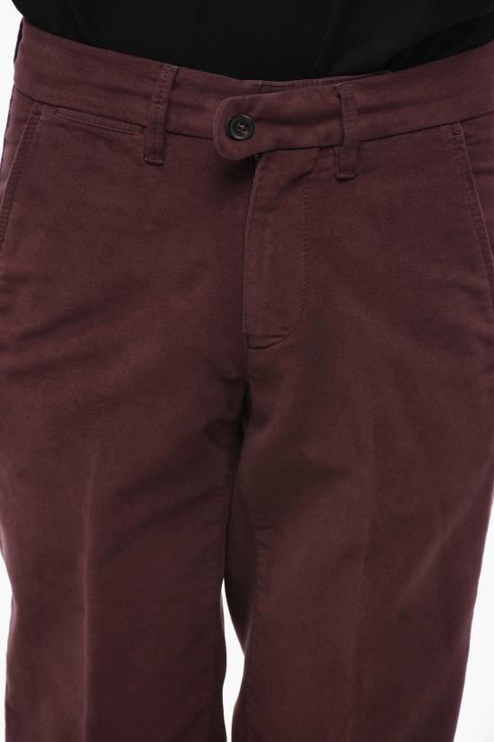  꼬르넬리아니 스트레이트 팬츠 744EQ6 4820174 040 Burgundy - CORNELIANI