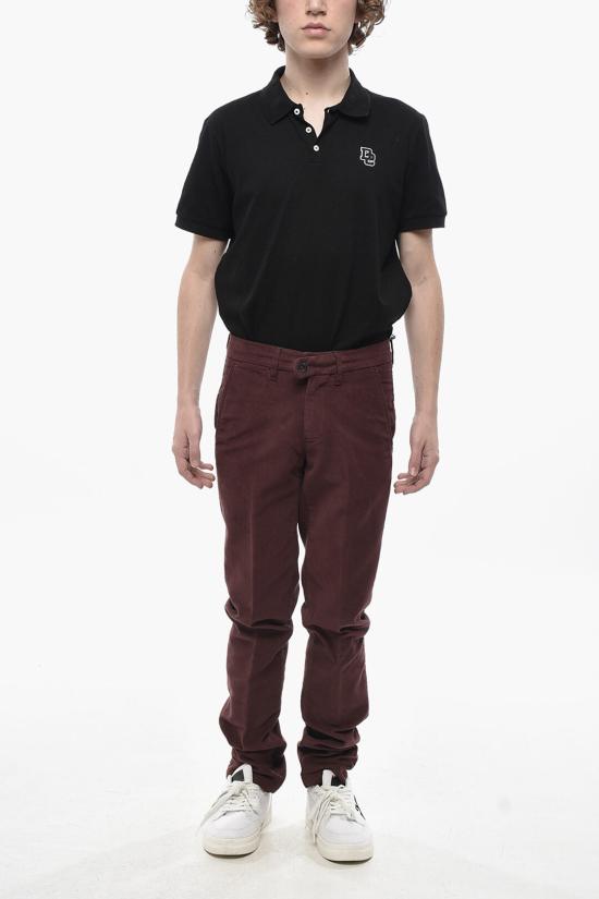  꼬르넬리아니 스트레이트 팬츠 744EQ6 4820174 040 Burgundy - CORNELIANI