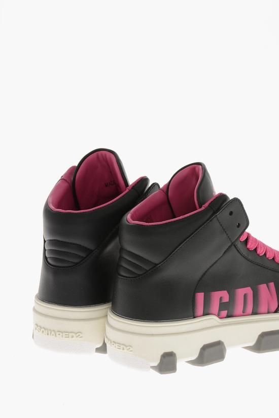  디스퀘어드2 스니커즈 SNW0349 01507270 M637 Rosa Bianco e Nero - DSQUARED2