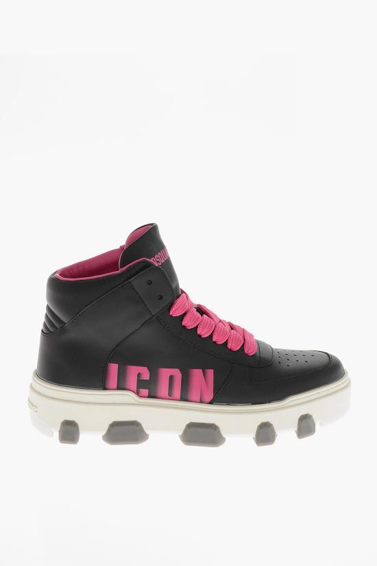  디스퀘어드2 스니커즈 SNW0349 01507270 M637 Rosa Bianco e Nero - DSQUARED2