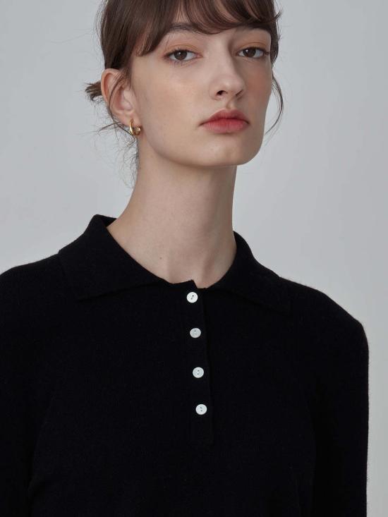  퓨어 캐시미어 엔와이씨 스웨터 퓨어캐시미어 NYC 클래식 폴로 - PURECASHMERE NYC