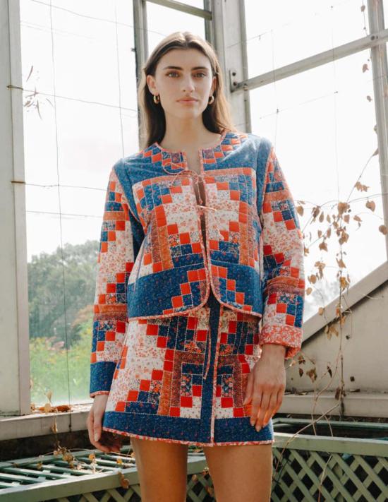  Love The Label 자켓 러브 더 라벨 쇼디치 재킷 블루 멀티 - OTHER BRANDS