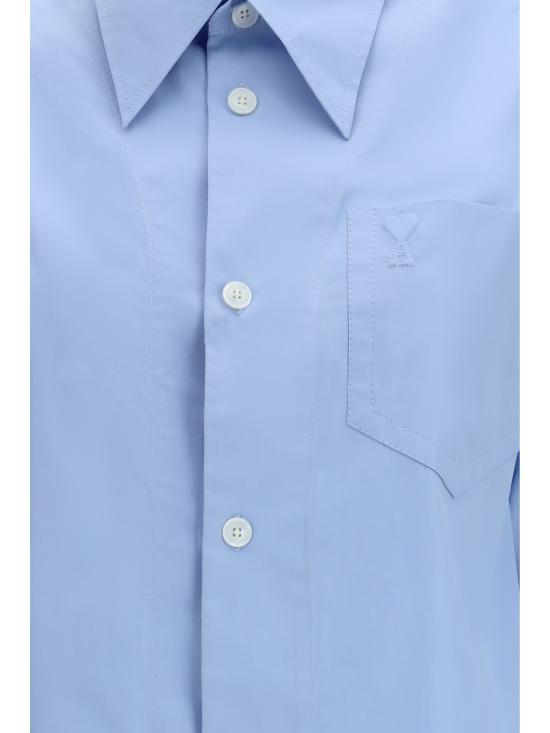 26SS 아미 셔츠 USH808CO0063 484 LIGHT BLUE - AMI