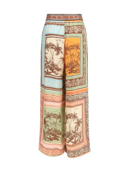 26SS 알레메 스트레이트 팬츠 6951P MULTI MULTICOLOUR - ALEMAIS