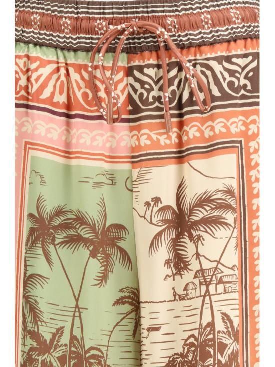 26SS 알레메 스트레이트 팬츠 6951P MULTI MULTICOLOUR - ALEMAIS