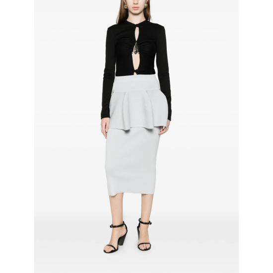 26SS 씨에프씨엘 미디 스커트 CF011KG090 803S BLUE - CFCL