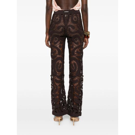 26SS 핑코 스트레이트 팬츠 106362 A354 M05 BROWN - PINKO