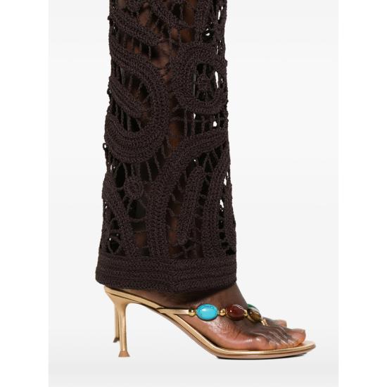 26SS 핑코 스트레이트 팬츠 106362 A354 M05 BROWN - PINKO