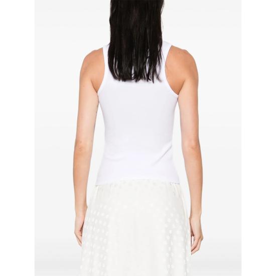 26SS 비비안웨스트우드 민소매 티셔츠 3G01003Z J009C A401 WHITE - VIVIENNE WESTWOOD