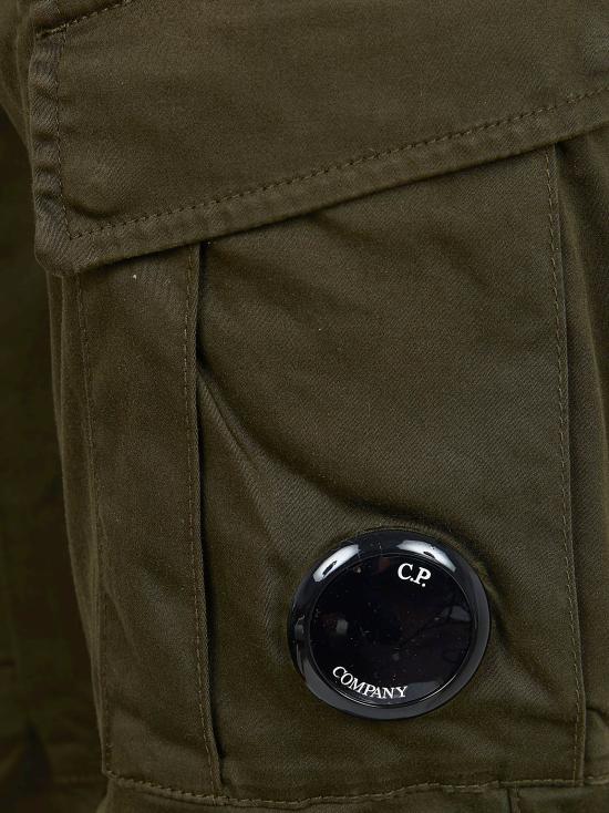 26SS 씨피 컴퍼니 스트레치 새틴 카고 팬츠 RSCMPA743A 005694G 683 IVY GREEN - C.P. COMPANY
