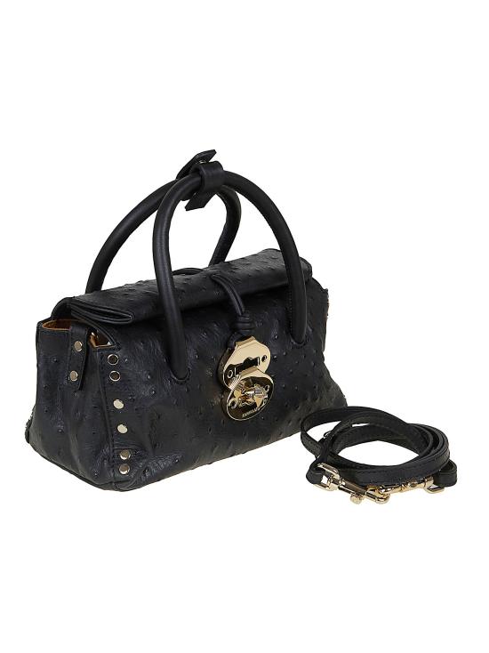 26SS 자넬라토 숄더백 068750 2230000B Z0001 BLACK CRATERE - ZANELLATO