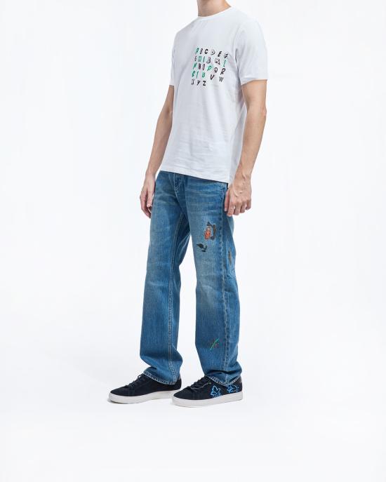 25FW 폴 스미스 반팔 티셔츠 M1R 697P TP4935 01 BIANCO - PAUL SMITH