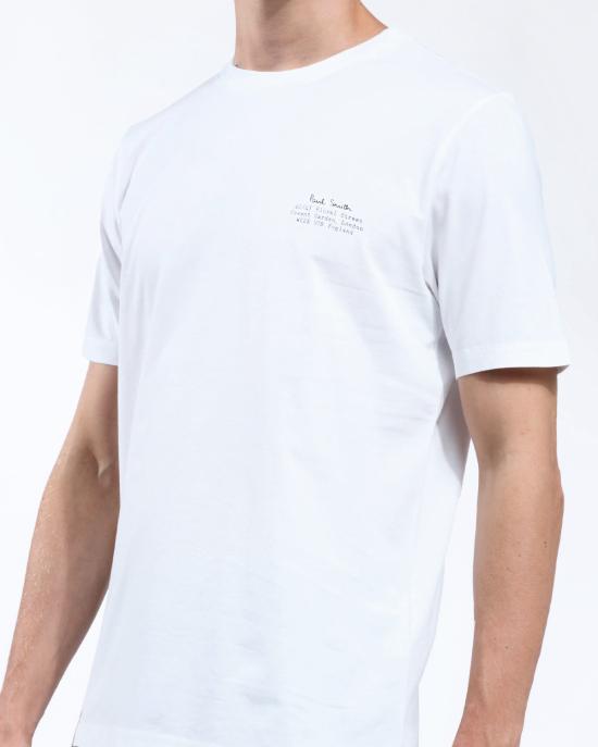 25FW 폴 스미스 반팔 티셔츠 M1R 697P TP4929 01 BIANCO - PAUL SMITH