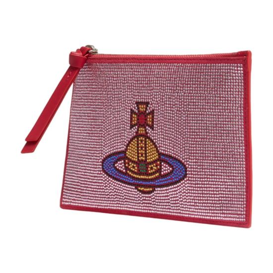 26SS 비비안웨스트우드 클러치/파우치 5B01000DW C007J G101 pink - VIVIENNE WESTWOOD