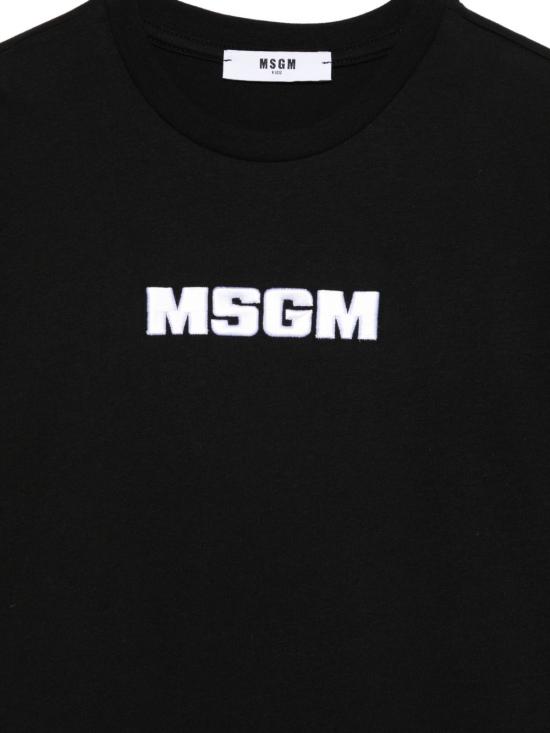 26SS [키즈] 엠에스지엠 티셔츠 S6MSJUTH072 110 Black - MSGM