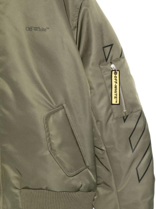 26SS [키즈] 오프화이트 패딩 44BEH002S26F001311 OLIVE Green - OFF WHITE