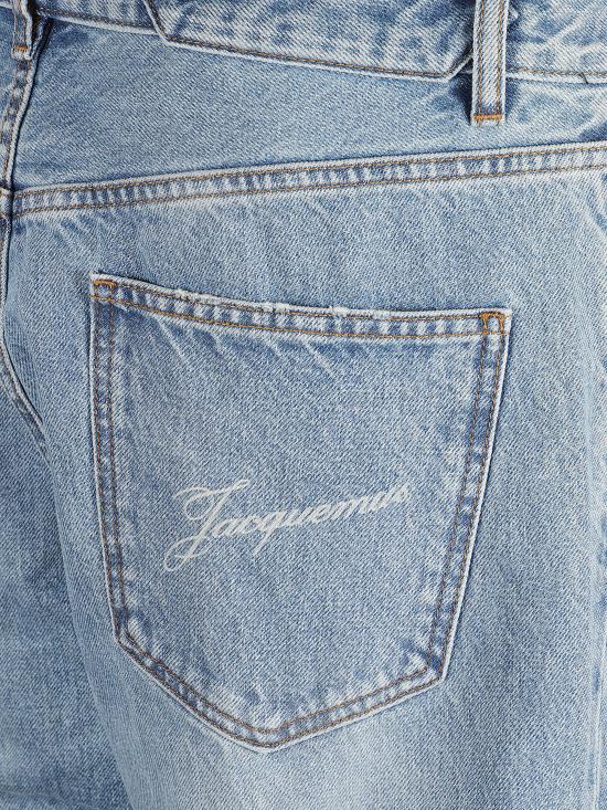 26SS 자크뮈스 스트레이트 팬츠 25HPAM00028AD 0003833C Blue - JACQUEMUS
