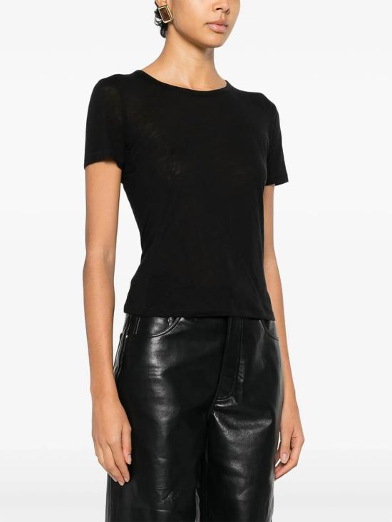 25FW 애니빙 반팔 티셔츠 A 08 11500 BLK26 Black - ANINE BING