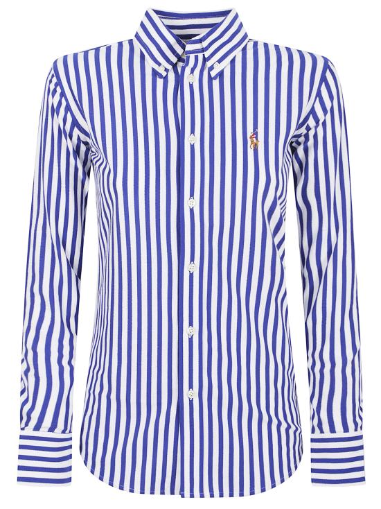 26SS 폴로 랄프로렌 클래식핏 스트라이프 셔츠 211910131 500 BLUE WHITE