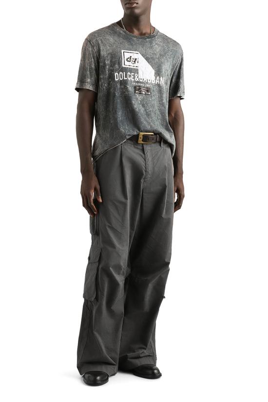 26SS 돌체앤가바나 반팔 티셔츠 G8RN8TG7POI N0000 Black - DOLCE & GABBANA