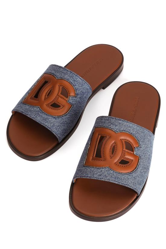 26SS 돌체앤가바나 샌들 A80590A0105 8S536 Blu cuoio - DOLCE & GABBANA