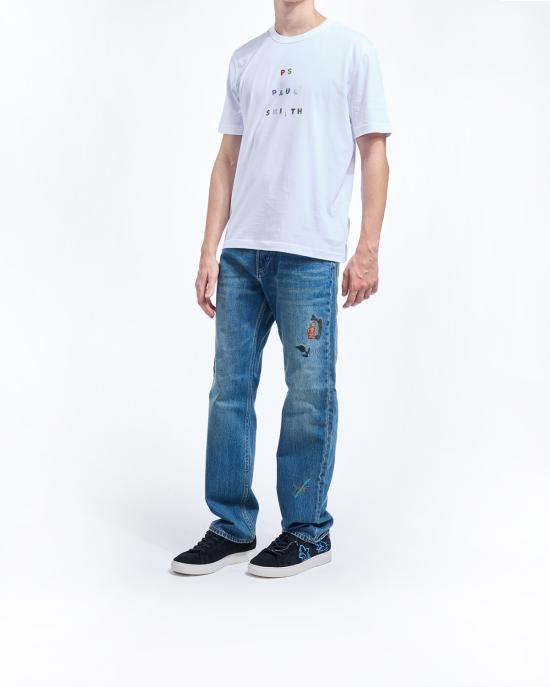 25FW PS 바이 폴스미스 반팔 티셔츠 M2R 220X TP5161 01 BIANCO - PS BY PAUL SMITH