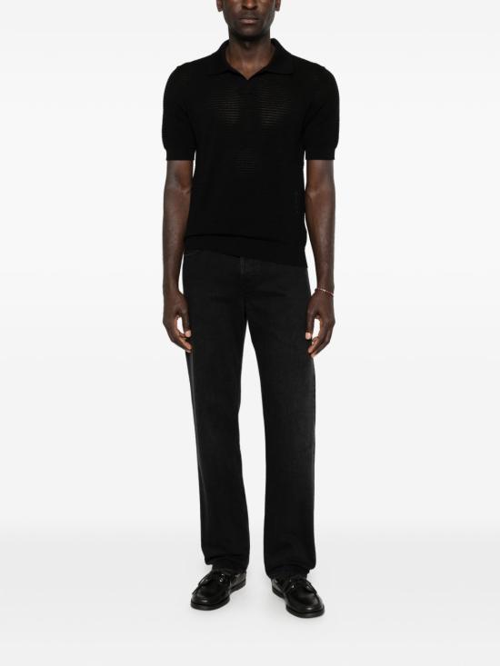 26SS 딸리아토레 폴로 티셔츠 FINLAY PWE2602NERO Black - TAGLIATORE