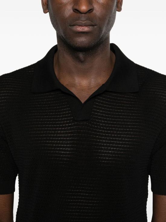 26SS 딸리아토레 폴로 티셔츠 FINLAY PWE2602NERO Black - TAGLIATORE