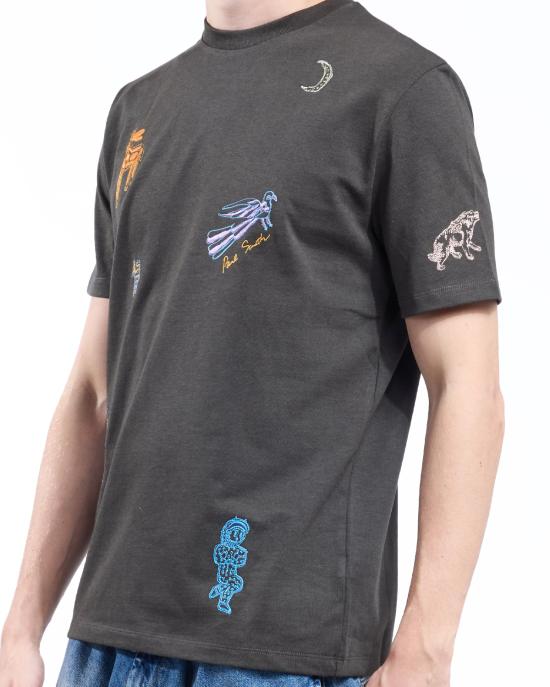 25FW 폴 스미스 반팔 티셔츠 M1R 919T TP5218 78 GRIGIO ANTRACITE - PAUL SMITH