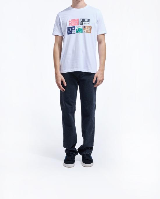 25FW PS 바이 폴스미스 반팔 티셔츠 M2R 011R TP5258 BIANCO - PS BY PAUL SMITH