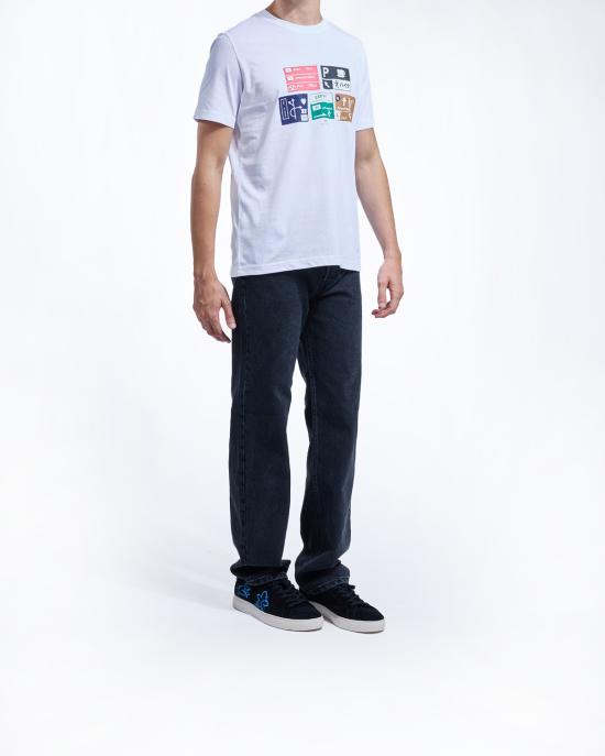 25FW PS 바이 폴스미스 반팔 티셔츠 M2R 011R TP5258 BIANCO - PS BY PAUL SMITH