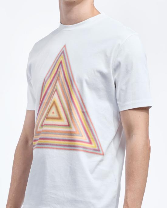 25FW 폴 스미스 반팔 티셔츠 M1R 919T TP4932 01 BIANCO - PAUL SMITH