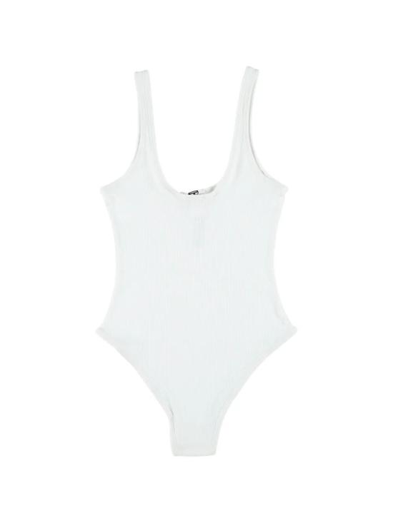 26SS 디젤 바디수트 티셔츠 A21582 0LKAR 100 WHITE - DIESEL