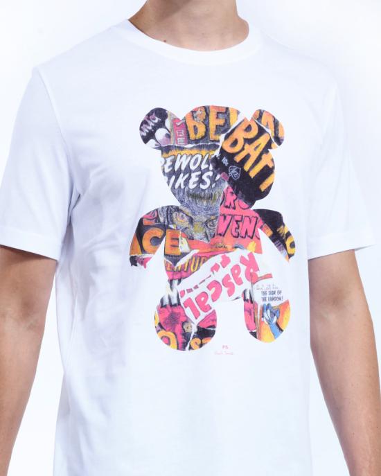 25FW PS 바이 폴스미스 반팔 티셔츠 M2R 011R TP5261 BIANCO - PS BY PAUL SMITH