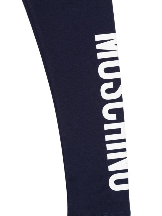 26SS [키즈] 모스키노 레깅스 HDP075 LBA0040016 Blue - MOSCHINO