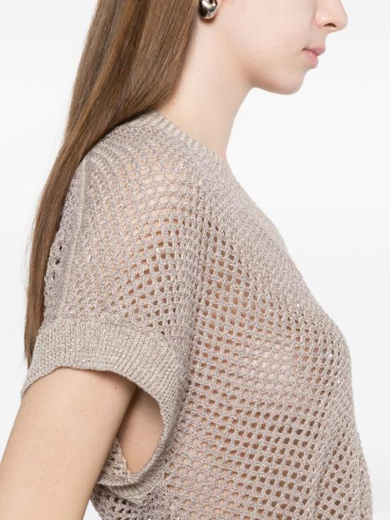 26SS 페세리코 스웨터 A99027F07 9106B49B Beige - PESERICO