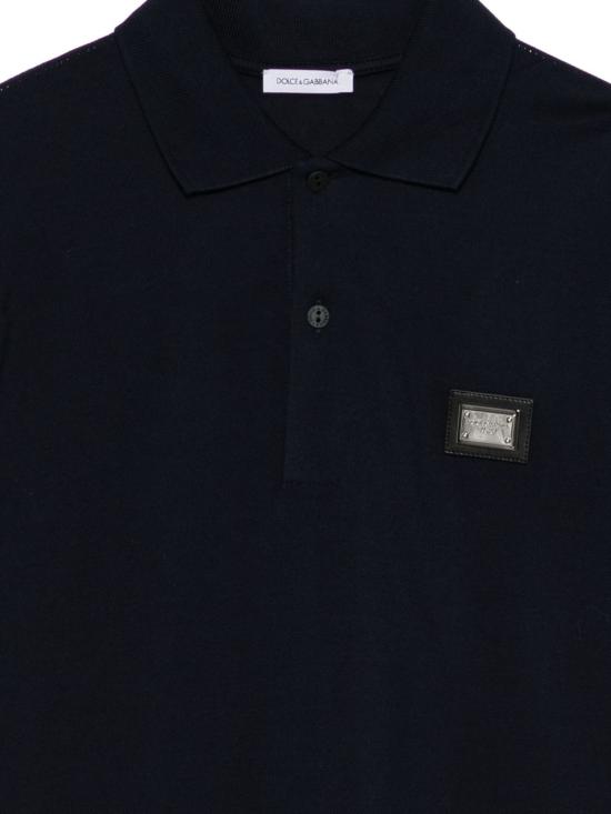26SS [키즈] 돌체앤가바나 폴로 셔츠 L4JTCX G7P1SB0665 Blue - DOLCE & GABBANA