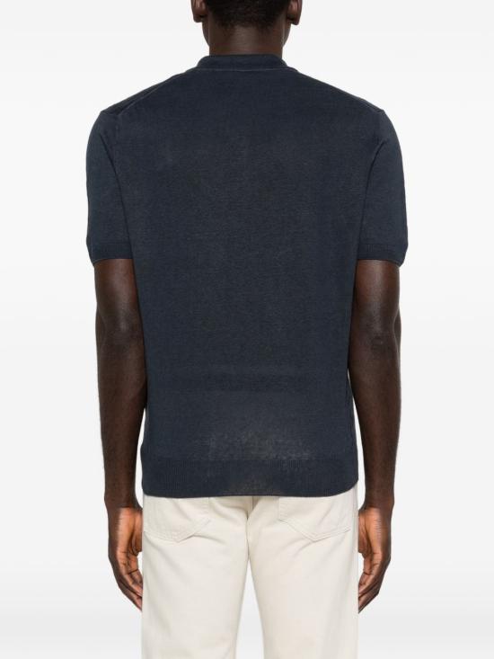 26SS 꼬르넬리아니 폴로 티셔츠 27M5702725135 005 Blu - CORNELIANI