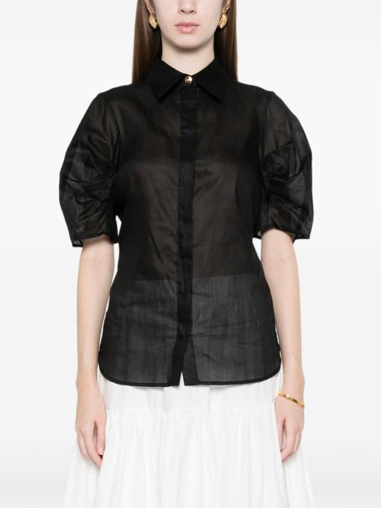 26SS 엘리자베타프랜치 셔츠 CA11961E2 110 Black - ELISABETTA FRANCHI