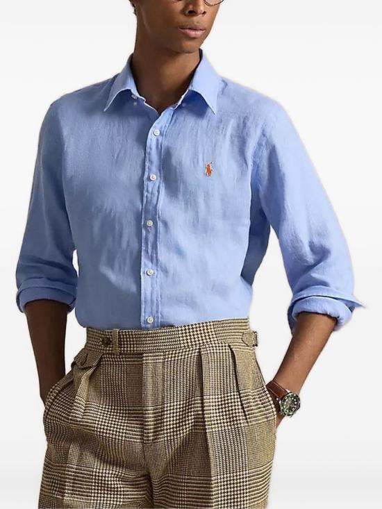 26SS 폴로 랄프로렌 긴팔 셔츠 710966294 509 Clear Blue - POLO RALPH LAUREN