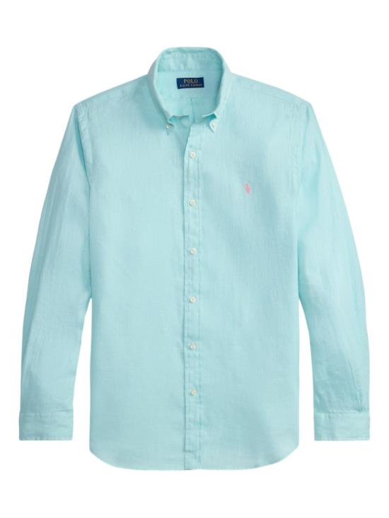 26SS 폴로 랄프로렌 긴팔 셔츠 710966294 509 Clear Blue