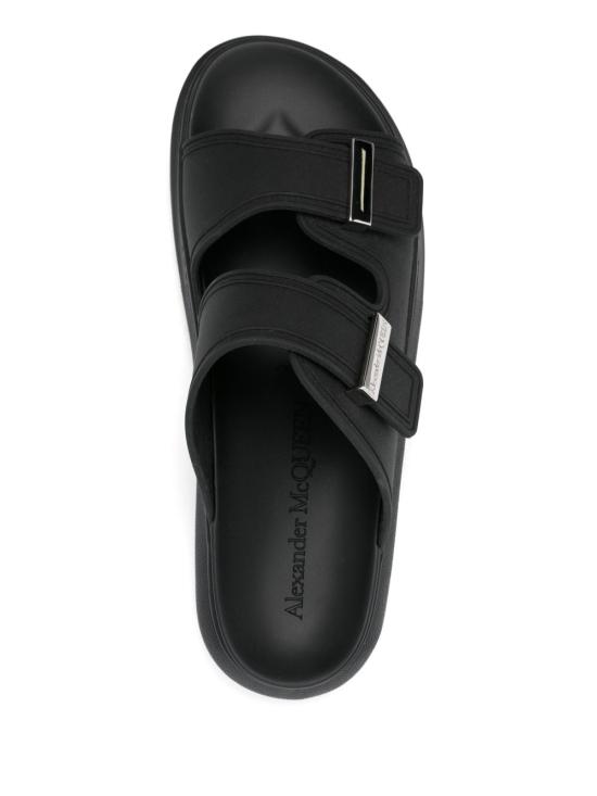 26SS 알렉산더 맥퀸 샌들 663563W4Z51 1081 Black - ALEXANDER MCQUEEN