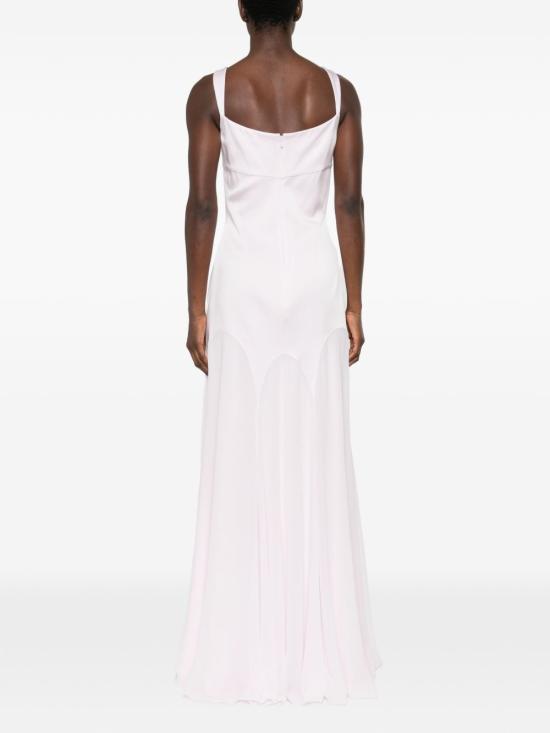 26SS 알렉산더 맥퀸 미디 원피스 852927QEAAL 5147 Pink - ALEXANDER MCQUEEN