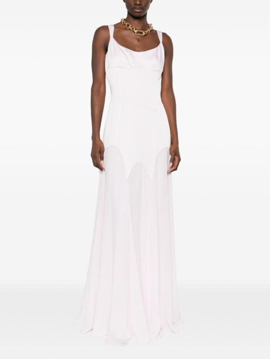 26SS 알렉산더 맥퀸 미디 원피스 852927QEAAL 5147 Pink - ALEXANDER MCQUEEN