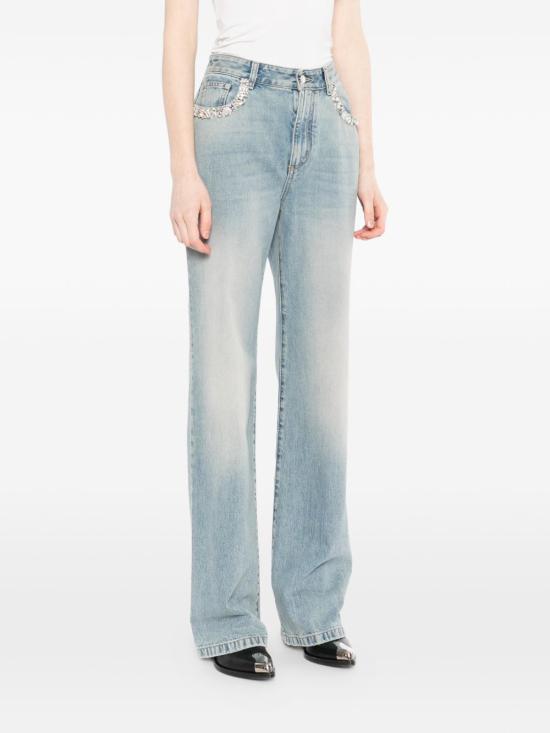 26SS 알렉산더 맥퀸 데님 팬츠 846044QMAD0 4383 Clear Blue - ALEXANDER MCQUEEN