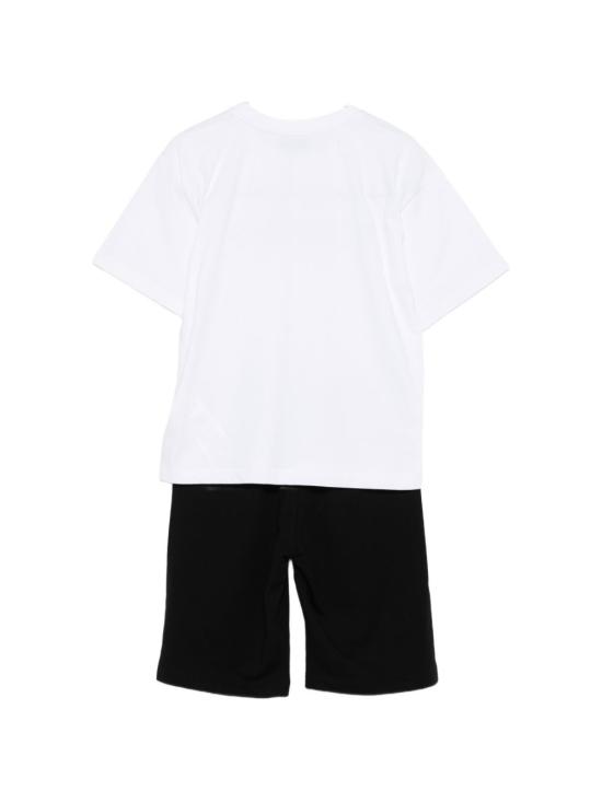 26SS [키즈] 모스키노 트레이닝 웨어 HUG00U LCA1980359 White - MOSCHINO