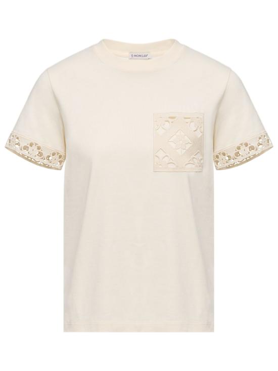 26SS 몽클레어 반팔 티셔츠 L10938C0002589AUO 034 White